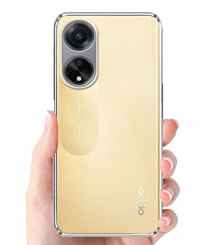 Image of Soft Silicone TPU Back Cover Compatible with Oppo F23 5G, Transparent