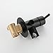 Handheld Bidet Sprayer for Toilet Black Baby Cloth Diaper Sprayer Hot and Cold Water Toilet Sprayer Brass Handheld Sprayer Kit, Wall Mounted, Baby Cloth Diaper Cleaning & Pets Shower