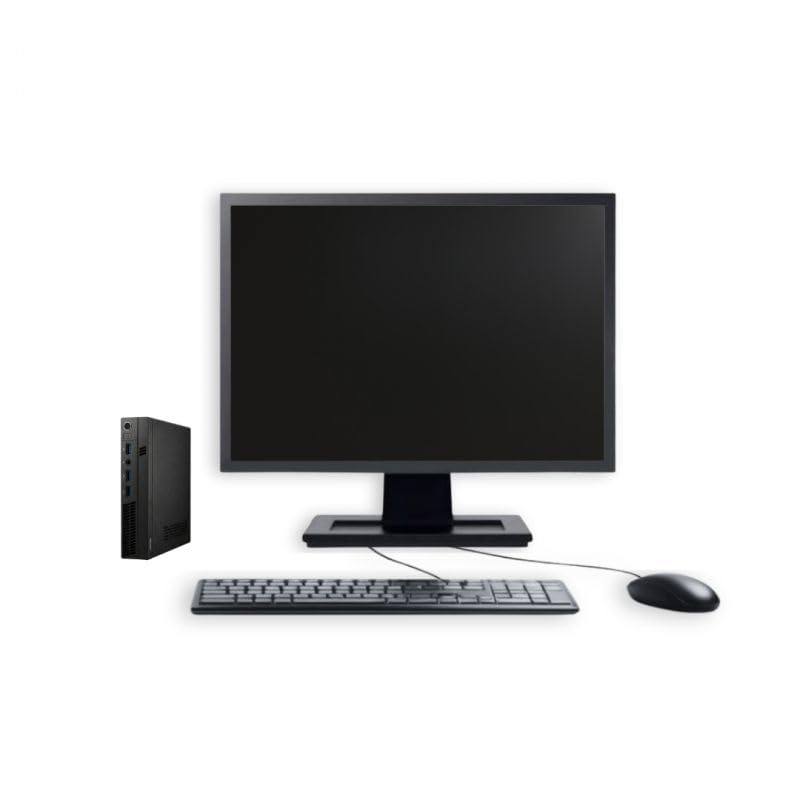 PC Ultra Mini Intel Core i5 Windows 11 Pro SSD 500Go RAM 16Go Wi-Fi Écran 22'' Ordinateur Bureau Compact Reconditionné