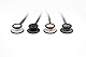 ADC Adscope-Lite 619 - Ultra-leichtes Stethoskop - Champagner/Schwarz