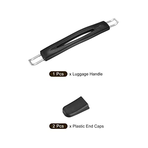 Image of METALLIXITY Luggage Handle Replacement (198mm /7.8 inch) 1Pcs, Plastic Spare Strap Handle Grip - for Home Box Case Suitcase, Black