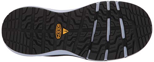 KEEN Utility Women's Vista Energy Low Sneakers Composite Toe ESD Work Shoes Construction, Hydrangea/Black, 9 Wide