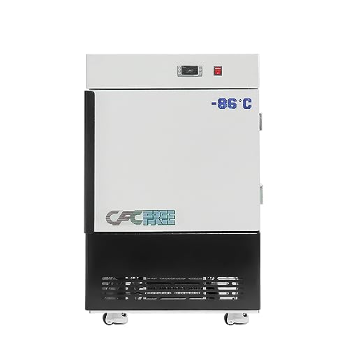 -86°C Ultra-Low Temperature Freezer30L Lab Cryogenic Freezer 123 °F Samples Flash Freezer for Laboratory Samples Storage (30L)