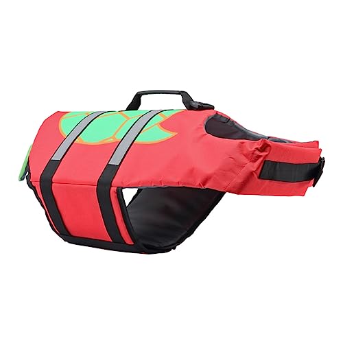SUPVOX Pet Apparel Dog Swim Jacket Polyester Material Life Vest Reflective Strip
