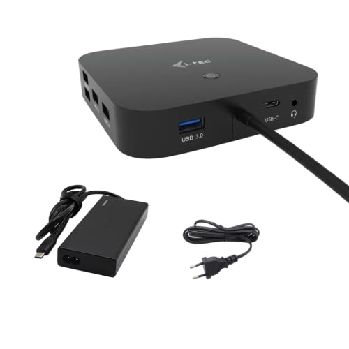i-tec USB-C HDMI Dual DP Docking Station with Power Delivery 100w + i-tec Universal Charger 100w