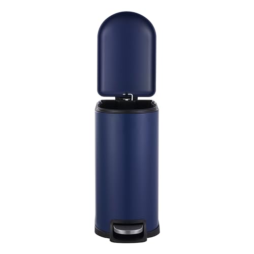 Happimess Roland Mini caneca de basura 2.6 gal azul miniatura 6