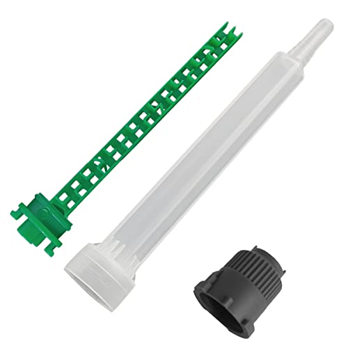 20 Pieces Epoxy Adhesive Mixing Nozzle Tip Resin Mixer Adhesive Gun Applicatior For 50Ml/1.7Oz(1:1Ratio) #TOP2