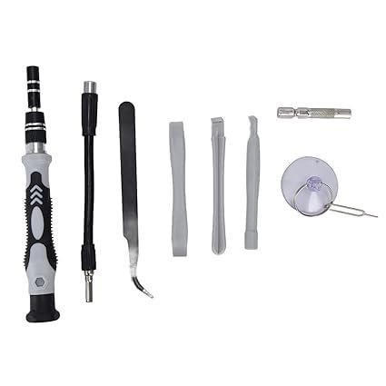 Image of 115-in-1 Precision Magnetic Screwdriver Set with Storage Case | Professional Multi-Bit Repair Tool Kit for Laptop, Mobile, PC, Watch, Eyeglasses, Gaming Console & Electronics (Black)