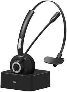 BANIGIPA Bluetooth 5.0 Headset, Wireless Headphone with Mic for Trucker Office Call Center