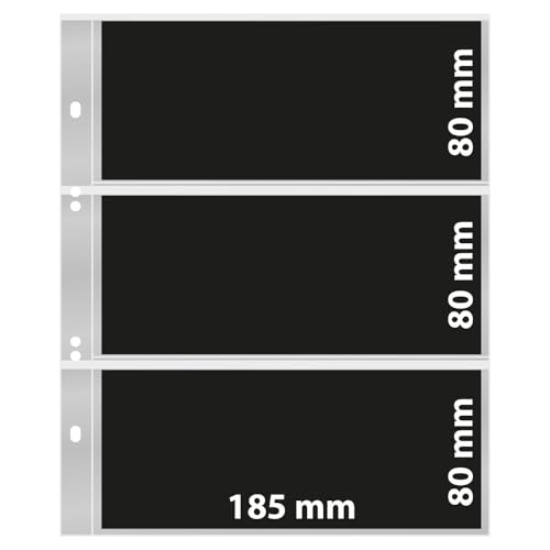 Feuilles pour billets de banque Lindner MU3103 transparentes