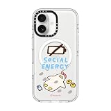 CASETiFY インパクト クリア iPhone 17 ケース [黄変防止/クリア 透明/MagSafe対応] - Social Energy - Clear