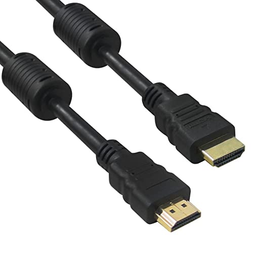 Cabo Hdmi 1.4 3d 4k Full Hd Ethernet Filtro 2 Metros Preto
