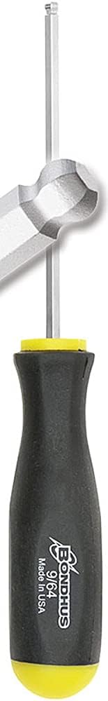 Bondhus 16615 7/16" Ball End Tip Hex Screwdriver with BriteGuard Finish