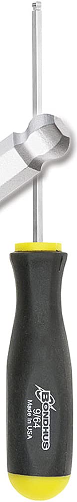 Bondhus 16609 5/32 "con extremo de bola destornillador hexagonal punta con Briteguard acabado (2 piezas)