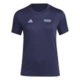 Adidas Womens Vancouver Whitecaps FC Pre-Game Short Sleeve Soccer T-Shirt,Team Navy Blue/Vancouver Whitecaps,X-Large