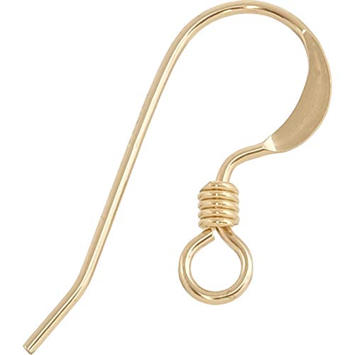 14K Gold Filled French Wire Earring Hooks (10) #TOP2
