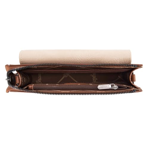 Image of Wrangler Crossbody Wallet for Women RFID Clutch Phone Purse with Credit Card Slots | RFID