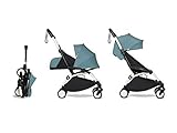 Babyzen YOYO² buggy KOMPLETTES SET 0+ und 6+ aqua Gestell weiß