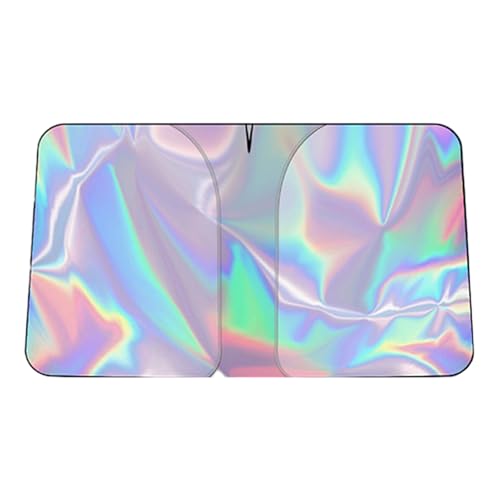 Parasol Protector Solar para Parabrisas De Coche, Parasol para Automóvil, Pantalla Plegable Bloqueadora De Calor para Exterior Y Privacidad En Salpicadero Y Ventana Delantera