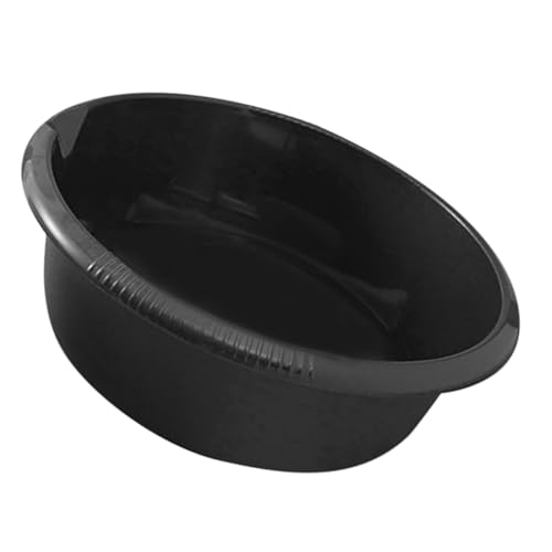 NUOBESTY Bassin Épaispé Multifonctionnel Bassins Lavabo Vêtements Bassin Évier Bassine Pour Laver Les Biberons Cuve De Lavage Bassin à Vaisselle Bassin D'eau Bac à Linge Noir Plastique