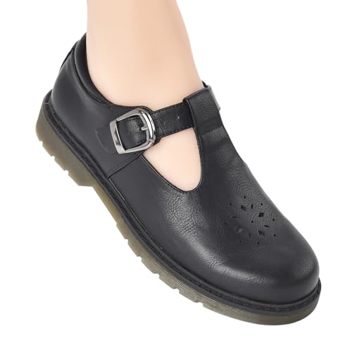 BEST TRENDY Women's Mary Jane Shoes – Classic Black Oxford Shoes with T-Strap Design | Comfortable & Stylish Mary Janes for Women | Casual & Dressy T-Strap Mary Jane Flats2