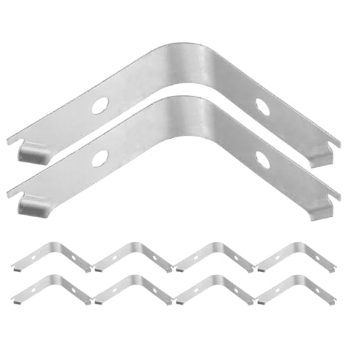 Image of STOBOK 50pcs Spring Clips for Picture Framing Backing Hardware for Wall Art and Photos Convenient Hanging