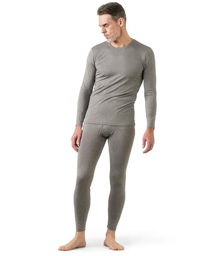 image for LAPASA Men's Thermal Underwear Set Soft Fleece Lined Long Johns Lightw