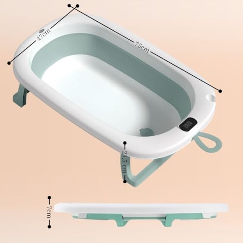 Variante de JOWY bañera bebe plegable Portatil (Verde pastel)
