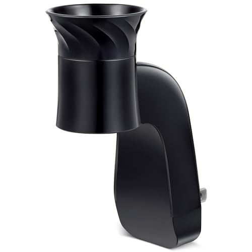 Hohean 1 Pack Wall Fragrance Plug in Compatible with Bath and Body Works WallFlower Fragrances, ETL Certified, Rotatable, Precise Scent Control Fragrance Diffuser Plug for Home, Office (Black)