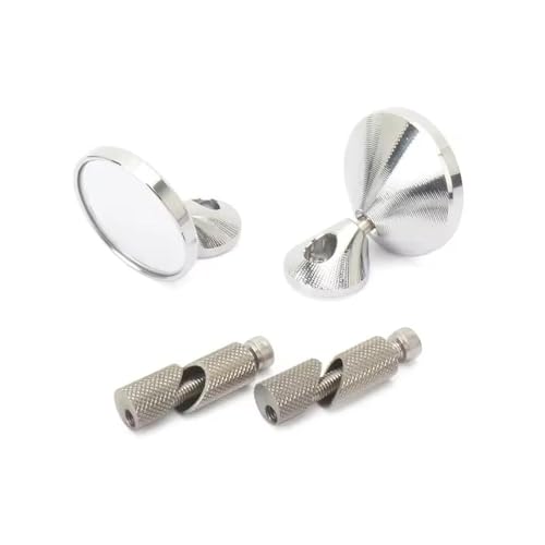 Rétroviseurs de guidon 26,5mm Vespa GTS 300 et GTV300 argent