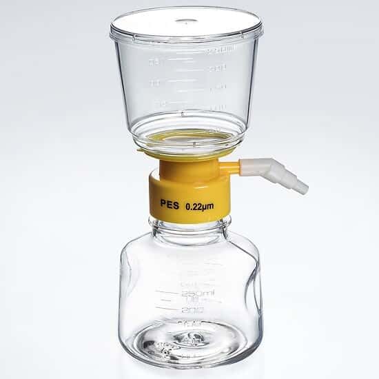 Cole-Parmer Disposable Bottle Top Aspirator System, SFCA Membrane, 0.22 um, 250mL, autoclave: 12/CS