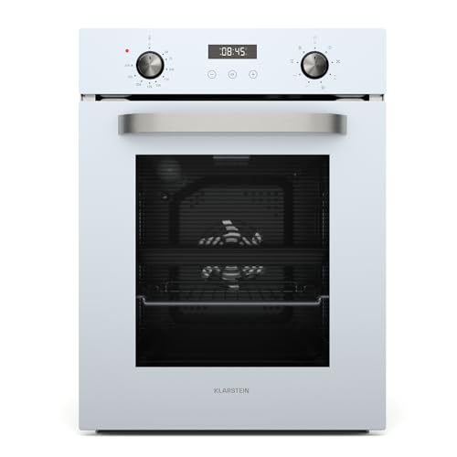 Klarstein SmartSlim Einbaubackofen - 45 cm, 49 L, 9 Funktionen, Dampfreinigung, Abnehmbare Glastür,...