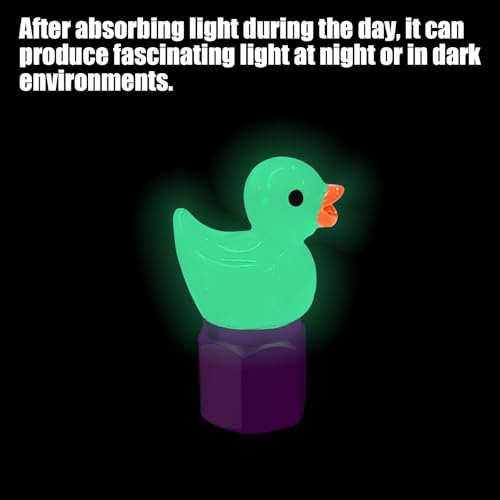 4 Pack Cute Duck tire Valve caps, Glow in The Dark Tire Valve Caps, Interesting and Practical Tire Decoration, Can be Used for Cars, Motorcycles, Trucks, and Bicycles.(Pink)