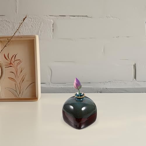 Vases céramiques décoratifs : lot de 4 petits pots de fleurs hydro