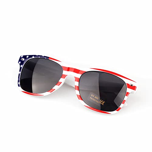 Soochat 4th of july Sunglasses American Flag Sunglasses Patriotic Holiday glasses Eyewear for Independence Day Party Decorations Prop3