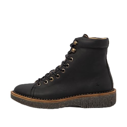 Chaussure bateau El Naturalista femme N5572 Volcano en cuir noir 36