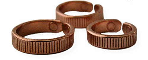 PROEXL Solid Copper Magnetic Therapy Ring Quantum with Gift Box (10)