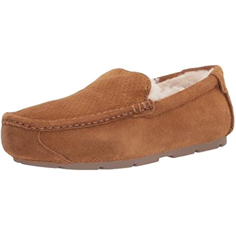 Koolaburra by UGG Men's Tipton Emboss Slipper, Chestnut, 9 UK Cover