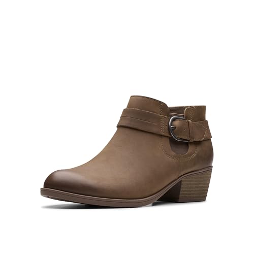 Clarks Bota feminina de cano curto Charlten Rae, Cogumelo oleoso, 37