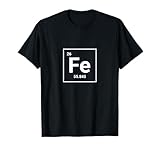 Iron Periodic Table Elements Sign Graphic Fe T-Shirt