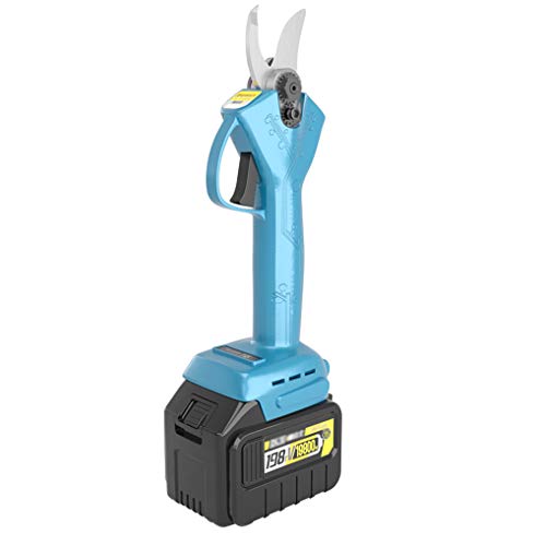 Preisvergleich Produktbild GYYY Schnurlose Elektrische Gartenschere Mit Wiederaufladbaren Lithiumbatterien, Elektrische Gartenschere 198 V, Kabelloser 35-mm-Astschneider, Gartenfruchtbaum-Büschelschneider