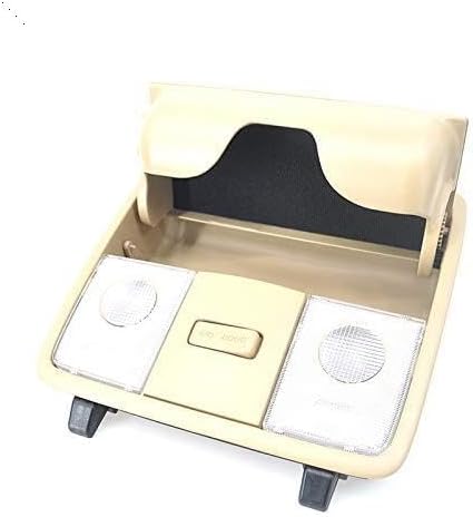 Car Roof Reading Light Plastic Replacement Sunroof Switch Console Map Lamp for Kia Forte.,A-Beige-with Skylight(Withskylight/B-Grey)