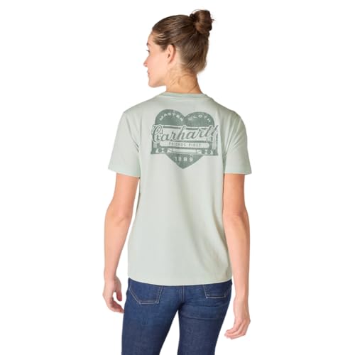 Image of Carhartt Women's Irvine Relaxed Heritage Heart T-Shirt