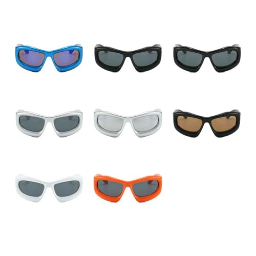 COTIA Fashion Square Sunglasses for Men Women Punk Cat Eye Sun Glasses Sports Cycling Y2k Cool Goggles Eyewear W353