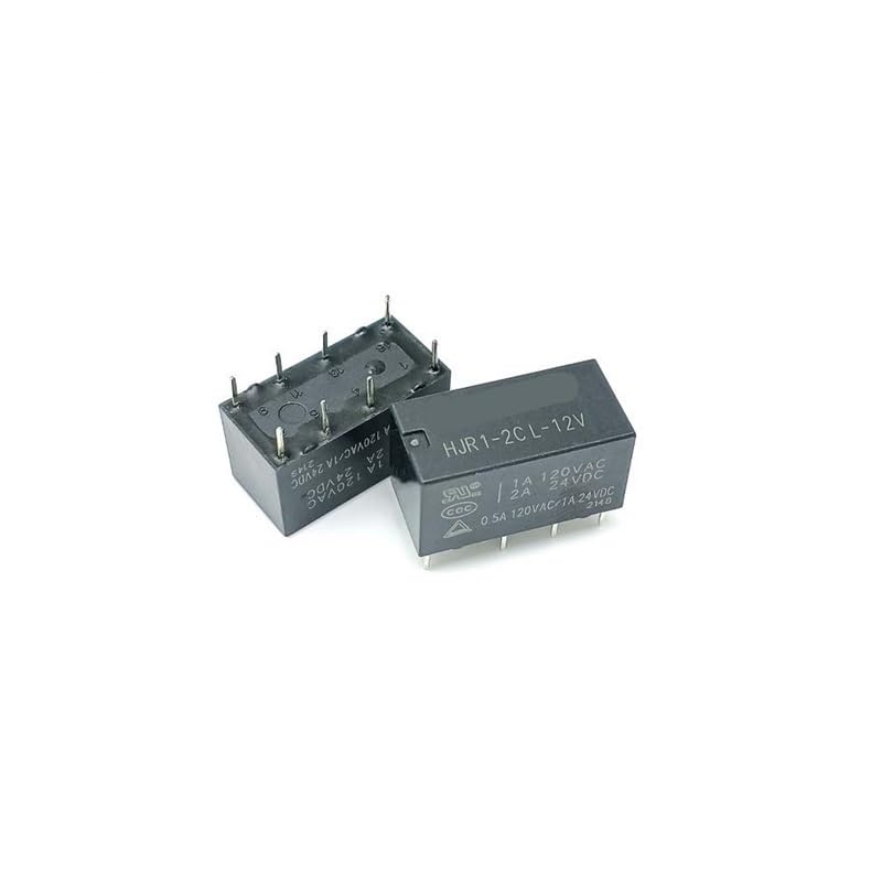 POWTAXBJGD 10PCS Relay HJR1-2C-L-12V/05V/24V Replaces G5V-2-12VDC(HJR1-2C-L-12V)
