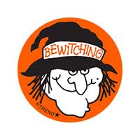Bewitching/Licorice Stick Scent Scratch 'n Sniff Retro Stinky Stickers by TREND; 24 Seals/Pack - Authentic 1980s Designs!