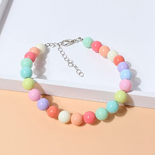 RayMinsino Pet Jewelry Hundehalsband mit Perlen, süßer Teddy-Halsband, Schmuck, Chihuahua, York, Kleidung, Kleid, Zubehör