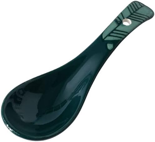 Tea Spoons Ceramic Spoon Eating Tablespoons Thickening Teaspoon Sppons Coffee Stirring Uppoon Cake Dessert Spion Ice Tea Spoons (Color : D, Size : 6 Pieces) (F 6 Pieces)