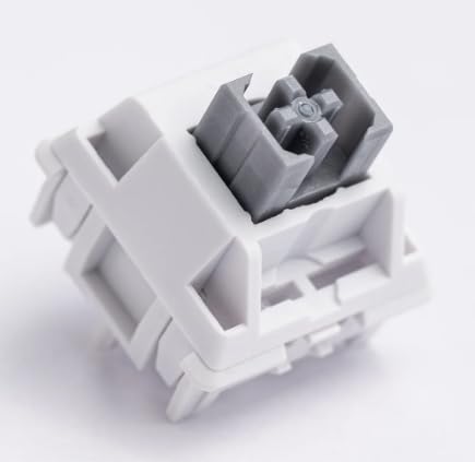 Zkeebs Wuque WS Studios Linear 5-Pin MX Mechanical Keyboard Switches for Custom Mechanical Keyboards (WS Silent Tactile, 90 Switches)