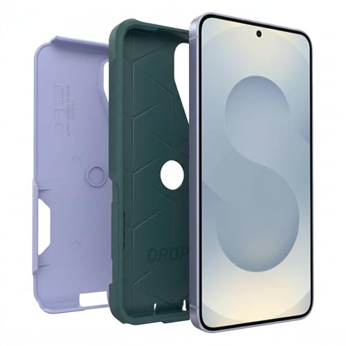 Image of OtterBox Samsung Galaxy S25 (Only) - Commuter Series Case - Orchid Reef (Blue & Green) - Slim & Tough - Pocket-Friendly - with Port Protection
